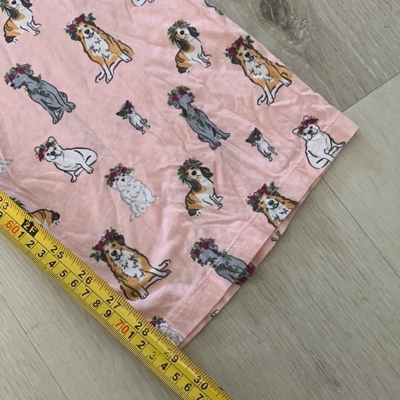 P.J. Salvage pajama pants dogs lovers print size large‎ pink gray comfy soft - Picture 3 of 9